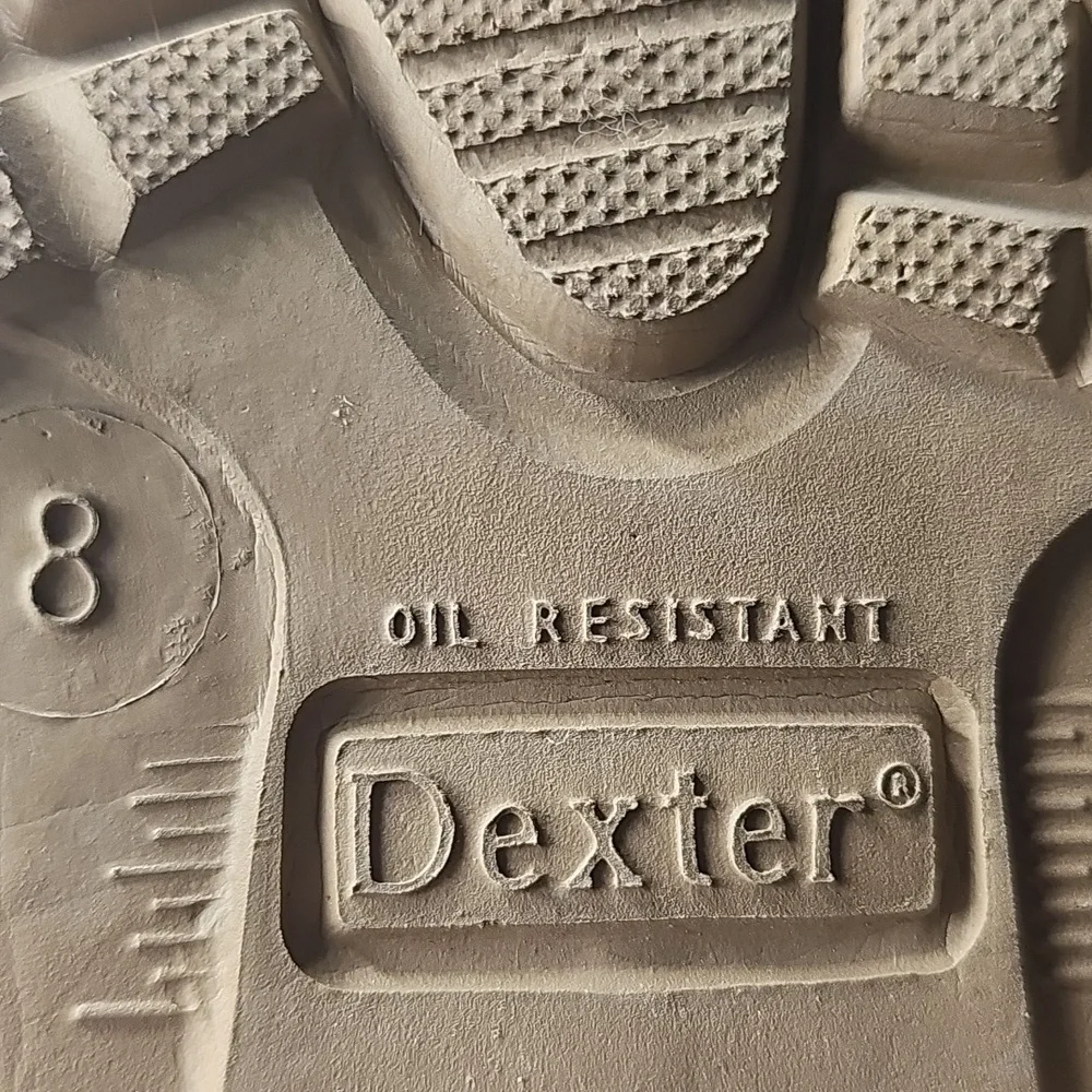 K Dexter Mens Work Boots Size 8 Water-Resistant Synthetic Upper & Rubber Sole - Picture 11 of 12